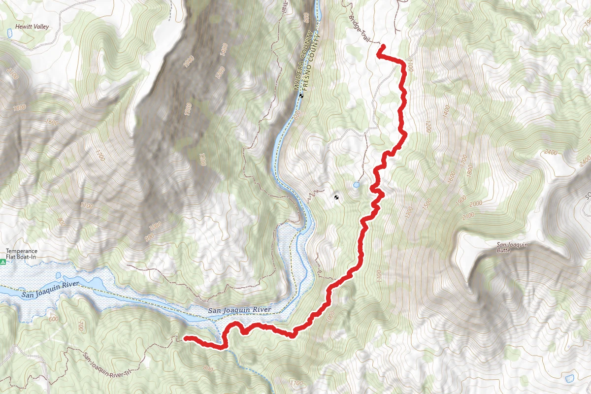 Ya-Gub-Weh-Tuh Trail to Bog Sandy Creek Bridge