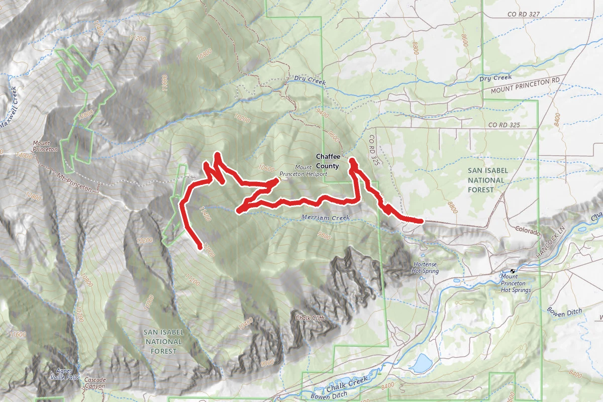 Mount Princeton Lucky Mine Trail