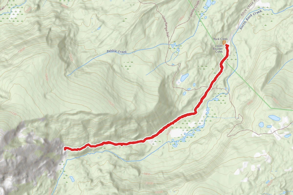 Rock Creek to Boss Mine