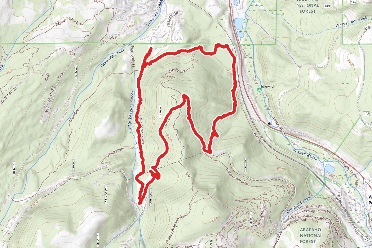 Tunnel Hill and Little Vasquez Loop