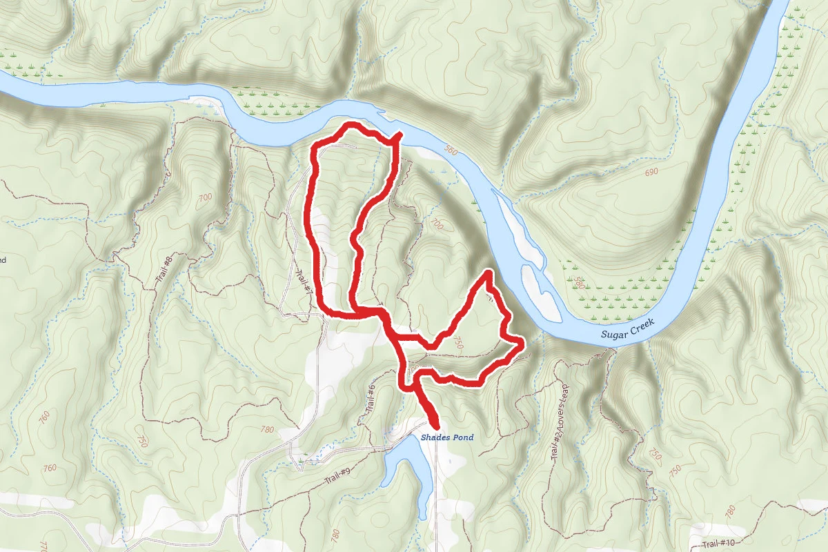 Shades State Park Trails #1 and #4