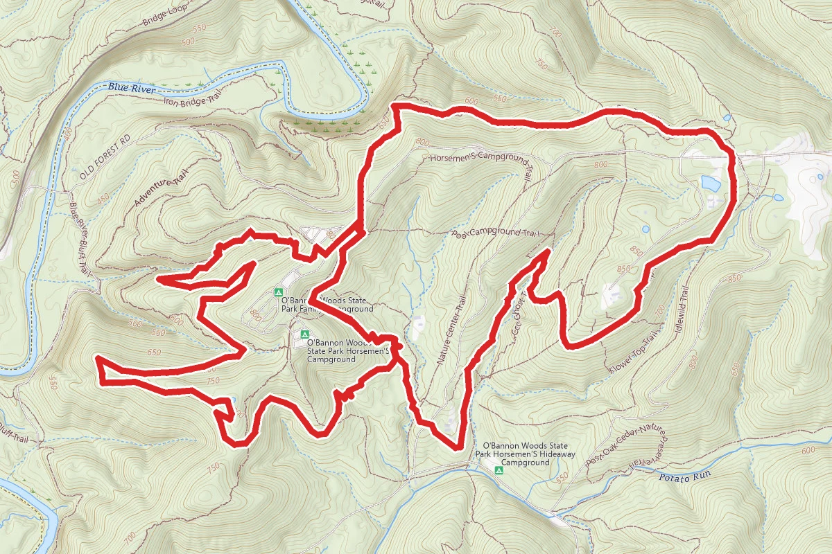 Rockey Ridge, Breden Ridge, CCC Ghost, Camp Group and Fire Tower Trail