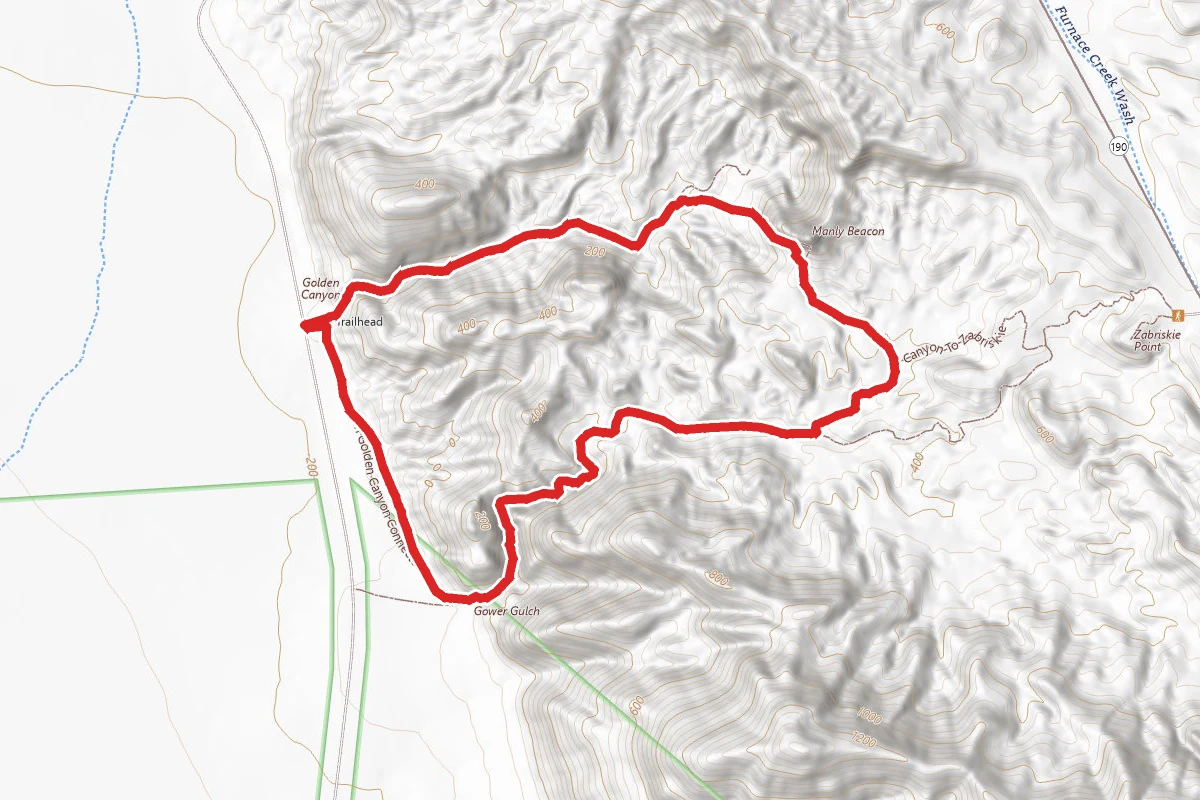 Gower Gulch Loop Trail
