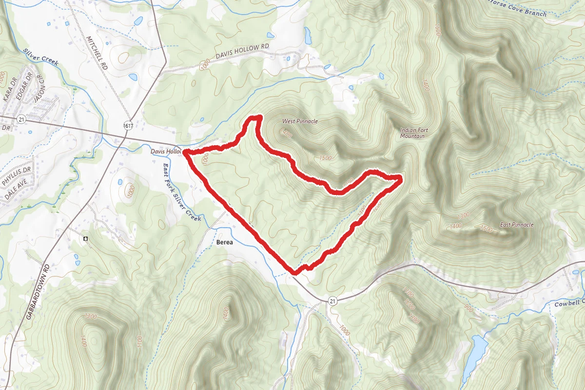 Indian Fort, West Pinnacle and Pinnacles Multi-Use Loop