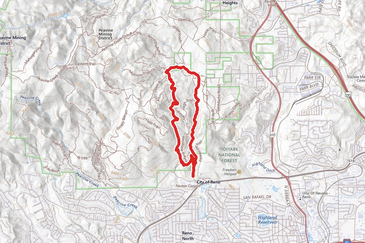 Keystone Canyon Trail