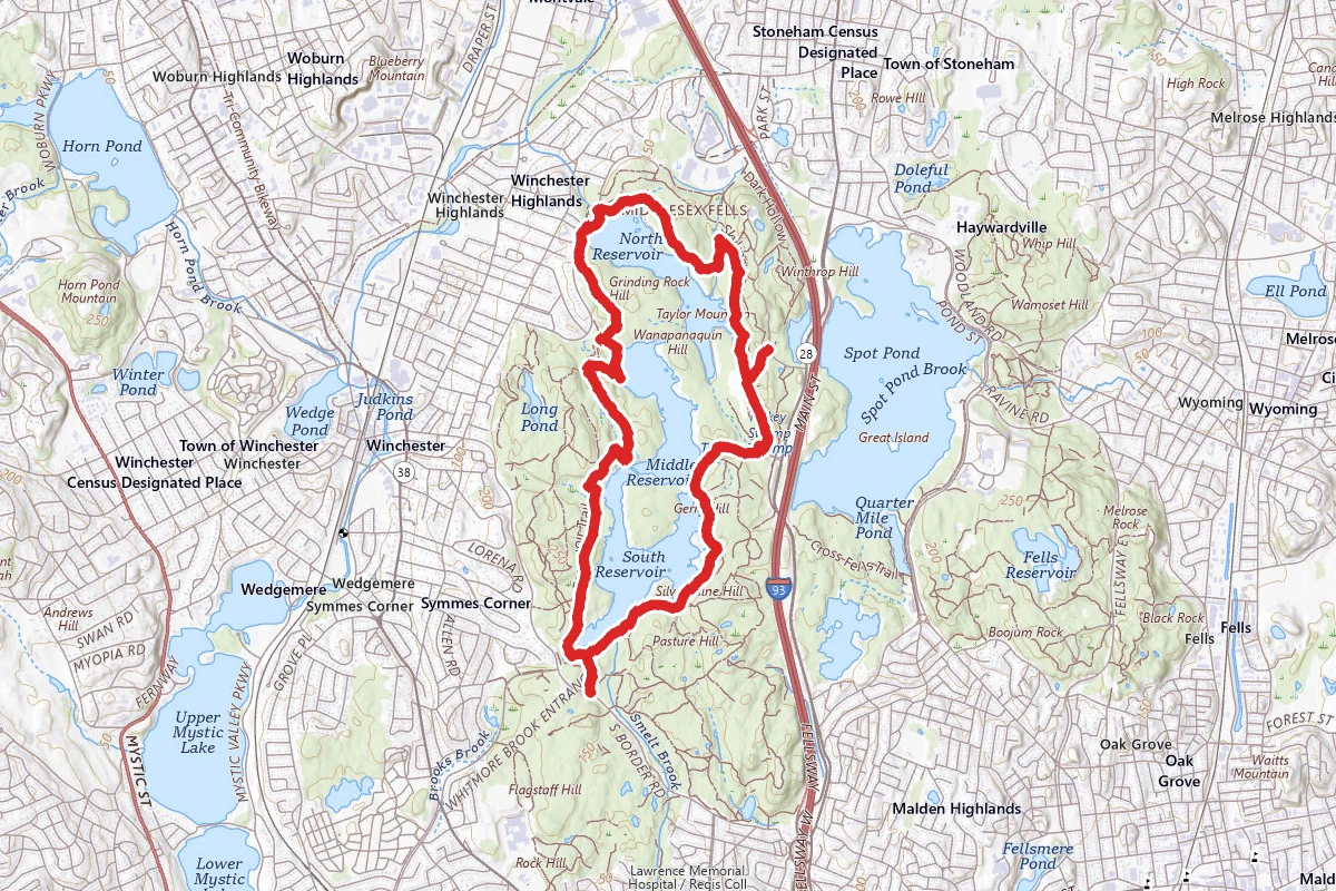 North and South Reservoirs Trail