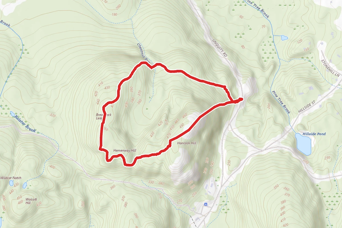Hancock Hill and Jeffries Trail Loop