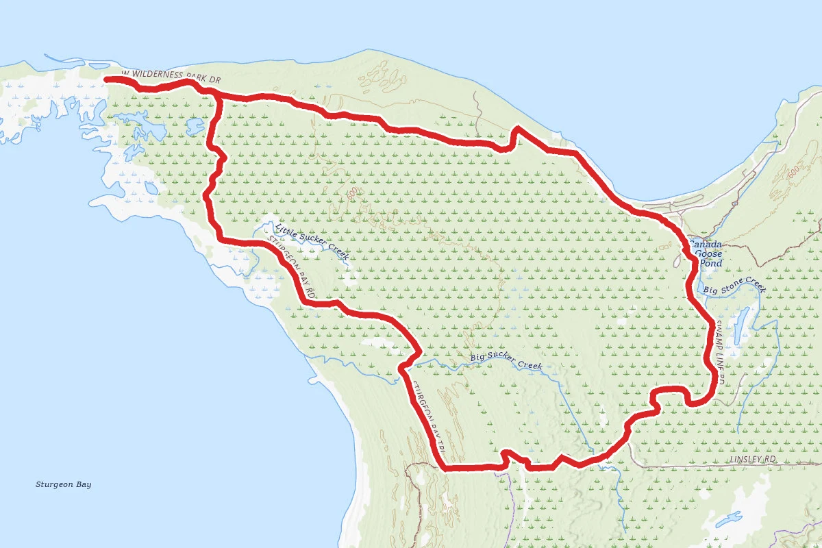 Swamp Line, Sturgeon Bay and Waugoshance Point Loop