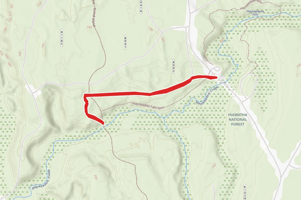 Haymeadow Falls Trail