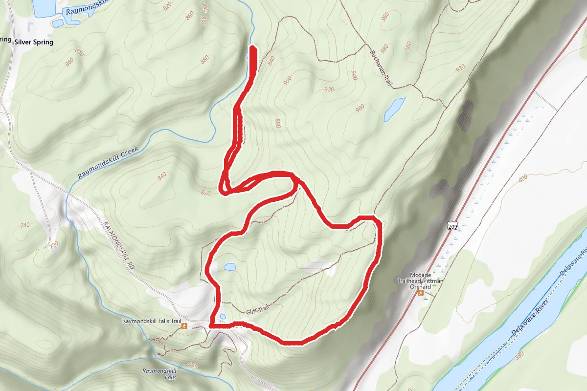 Hackers Falls and Raymondskill Falls Loop Trail