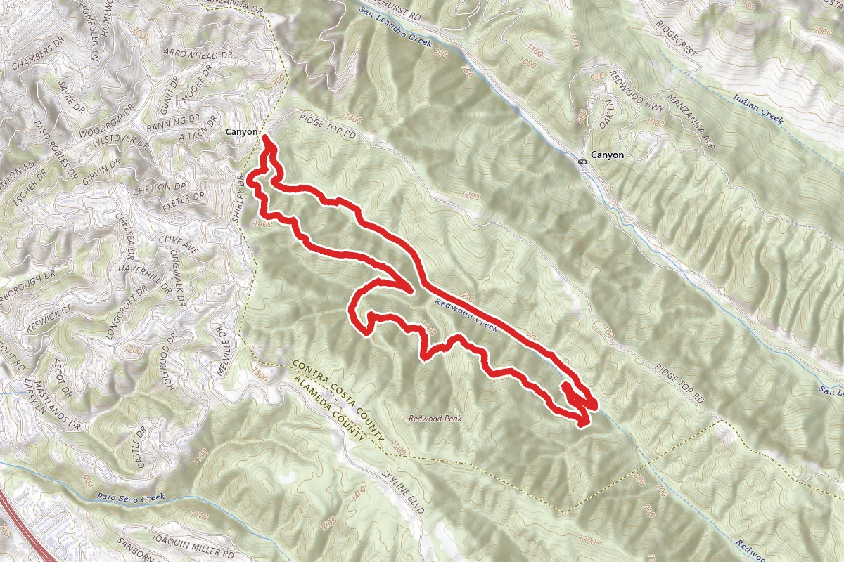 Stream, Mill and French Trail Loop