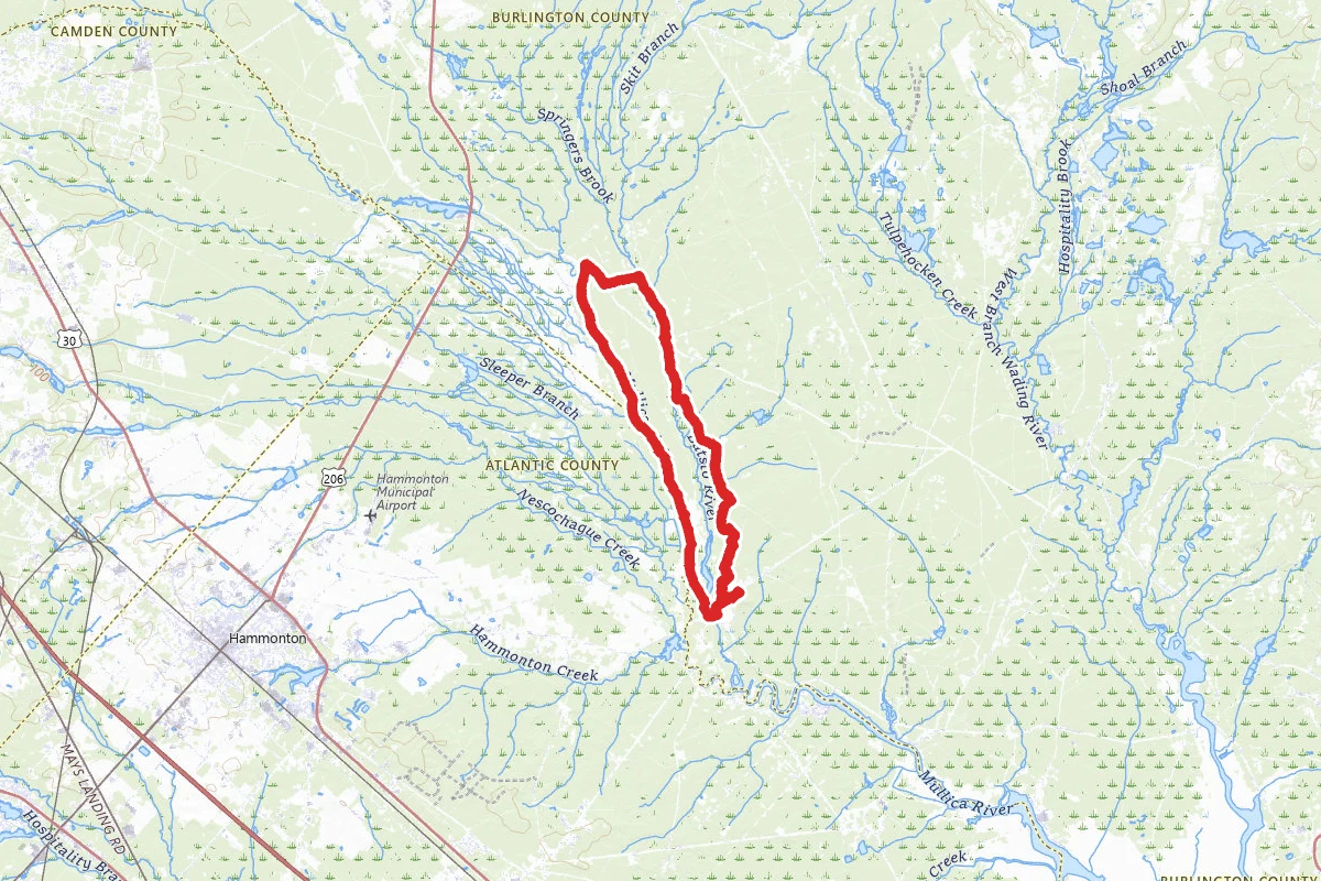 Mullica River Wilderness Camp Trail