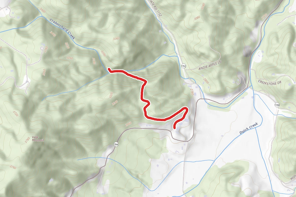 Crab Orchard Falls Trail