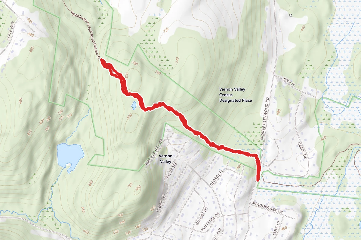Governor Mountain via Appalachian Trail