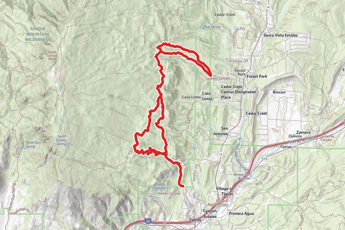 Lorenzo Canyon Loop