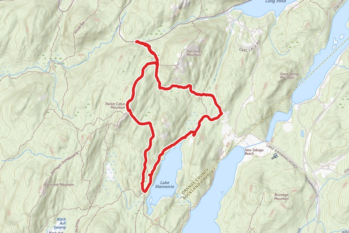 Lake Skemonto and Parker Cabin Mountain Loop