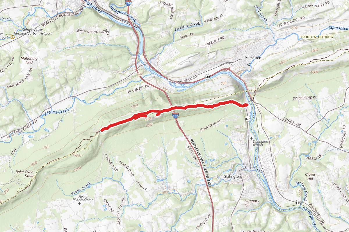 Lehigh Furnace Gap via Appalachian Trail