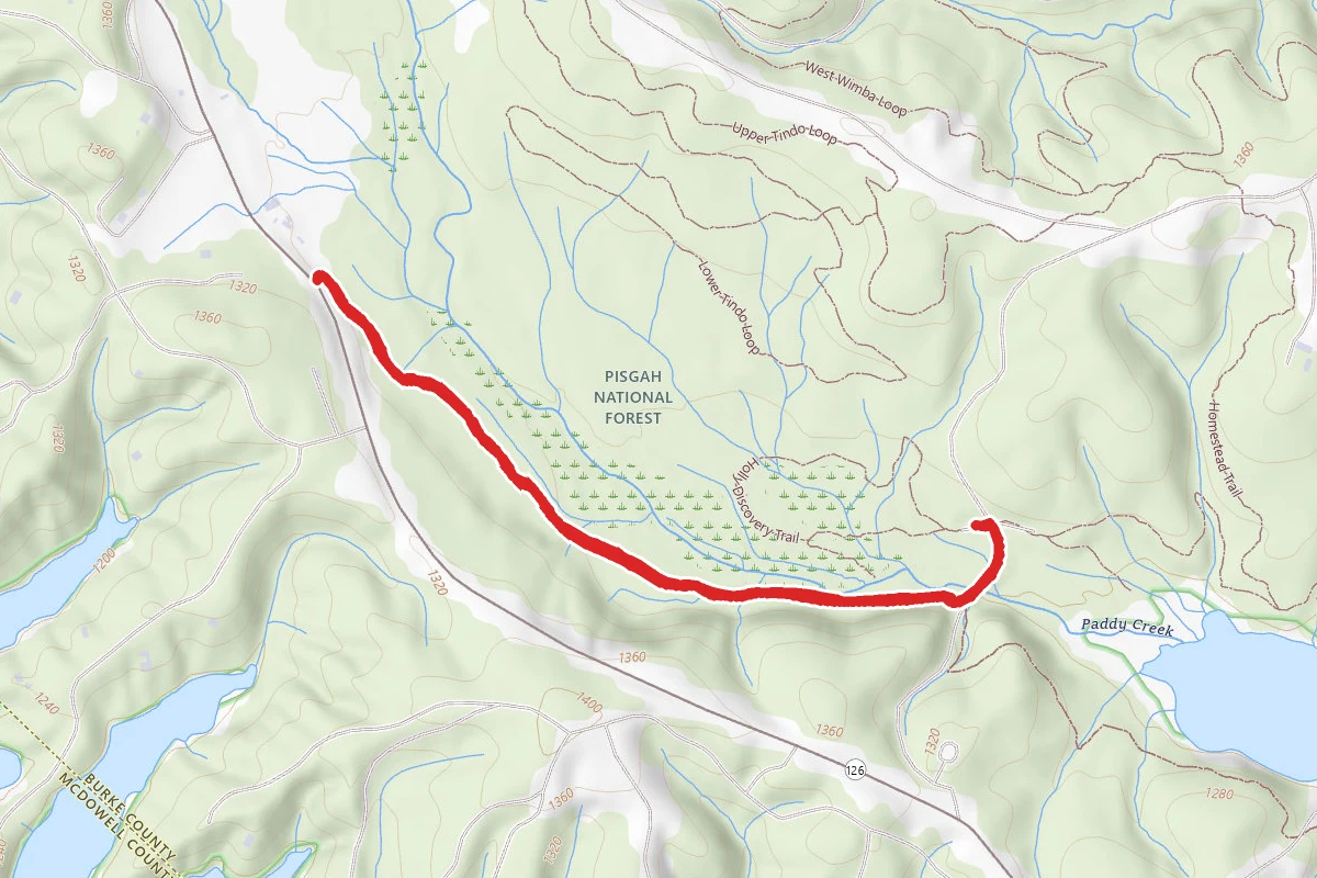 Overmountain Victory National Historic Trail to NC 126