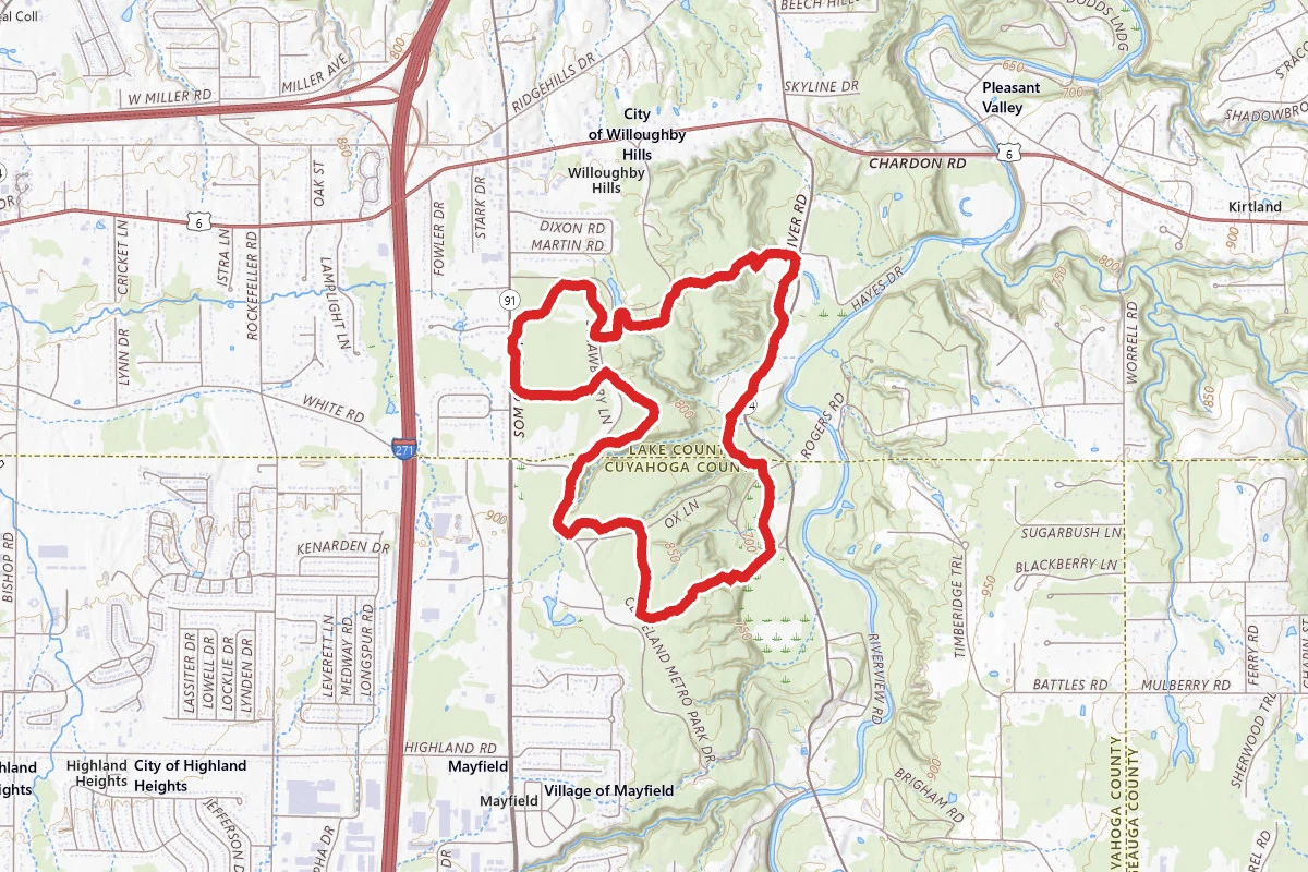 North Chagrin Bridle Trail Loop