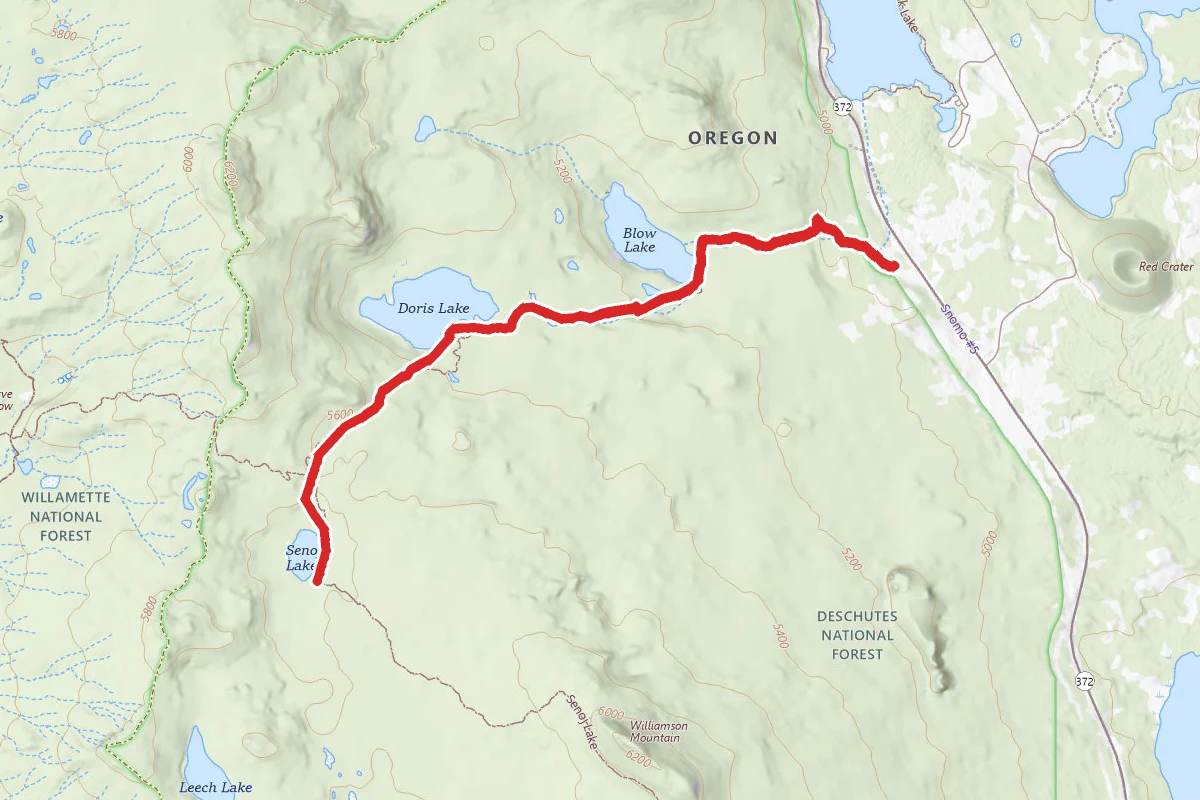 Senoj Lake Trail