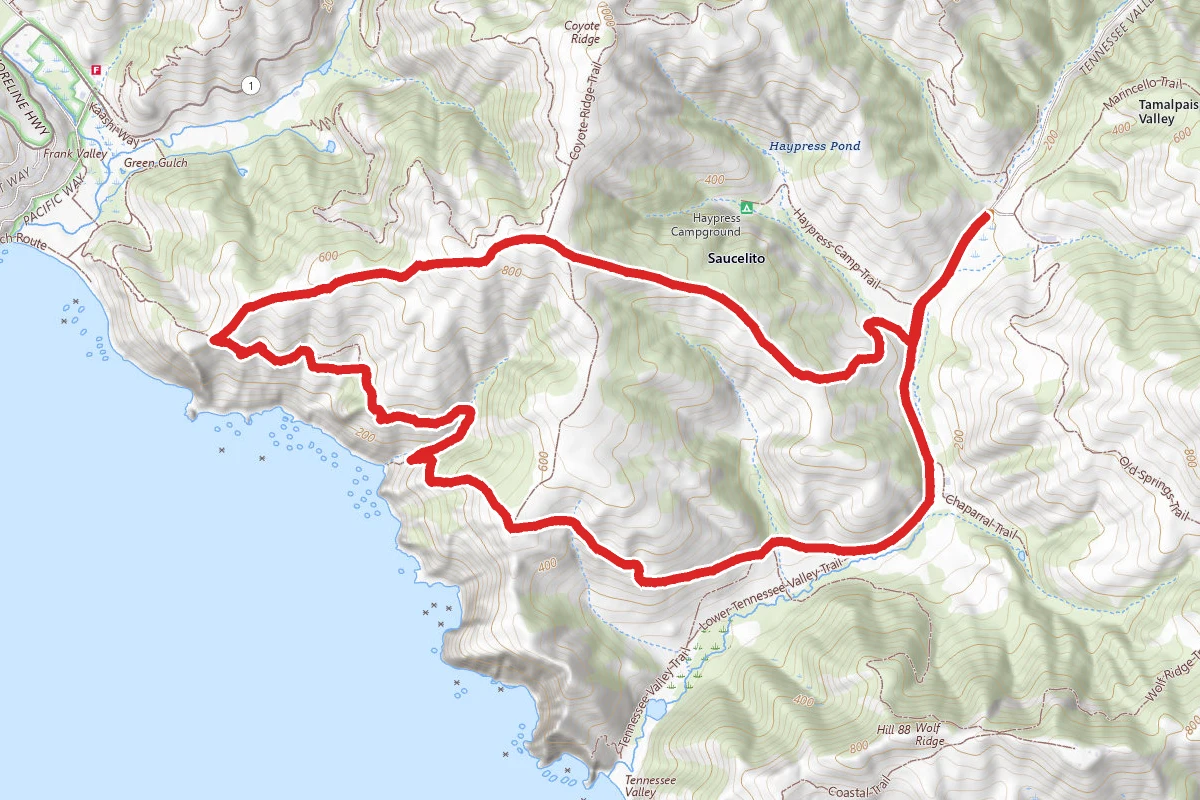 Tennessee Valley Golden Gate Loop Trail