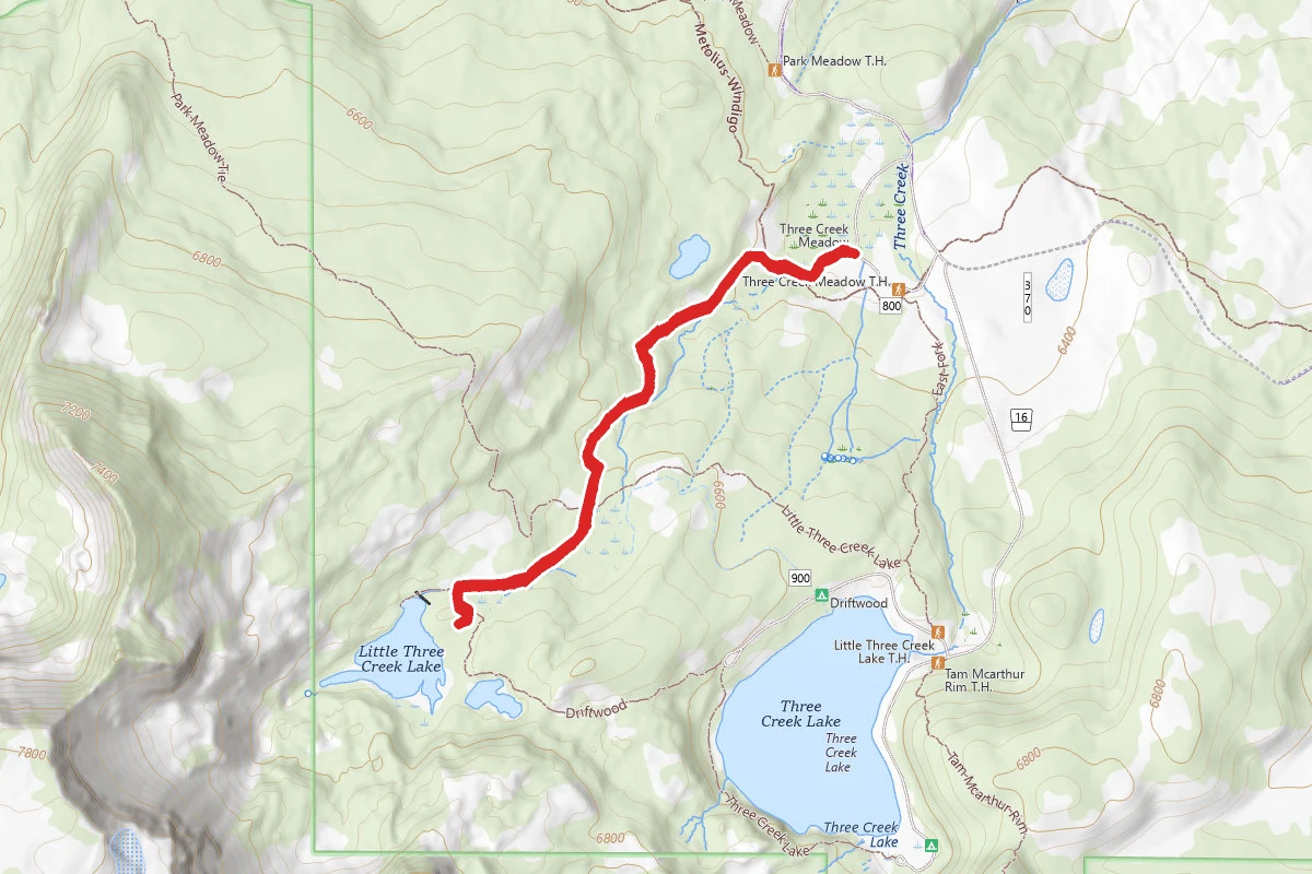 Little Three Creek Lake Trail