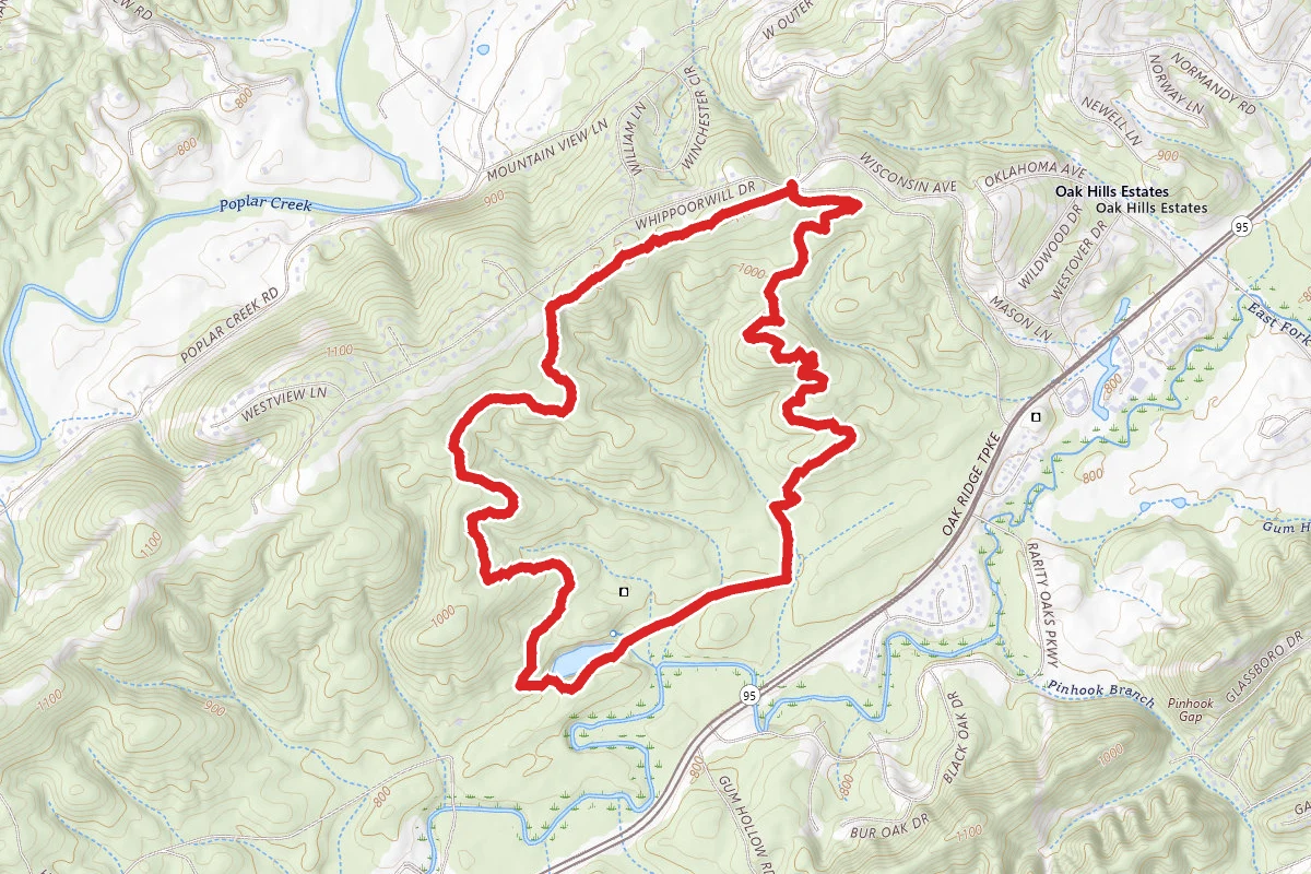 Oak Ridge West and North Boundary Greenway Loop