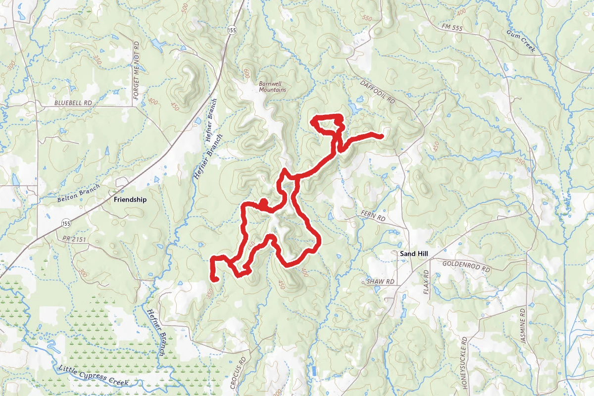 Barnwell Mountain Recreation Area Loop