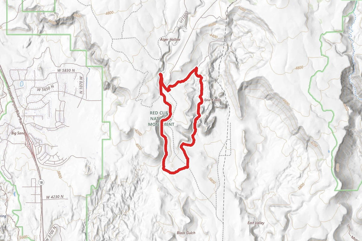 Black Gulch and Yellow Knolls Loop