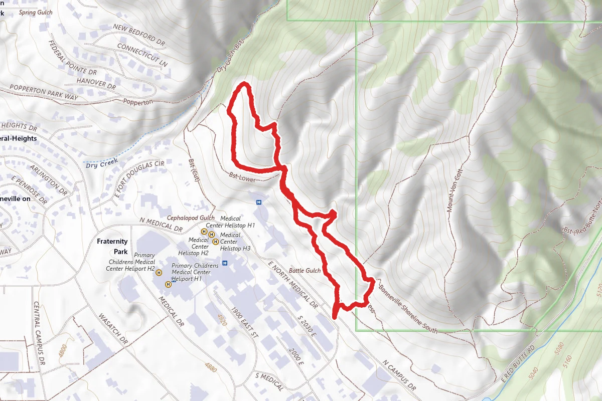 Bonneville Shoreline Double Loop