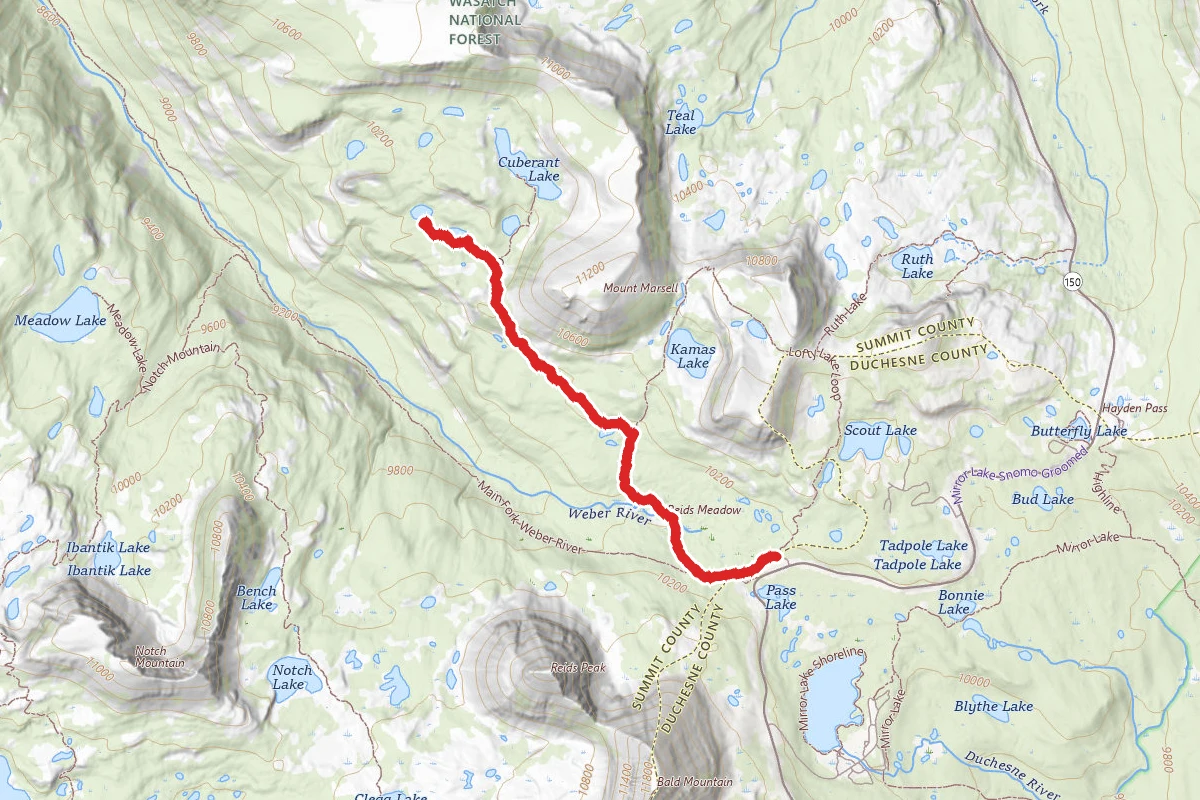 Cuberant Basin via Lofty Lake Loop