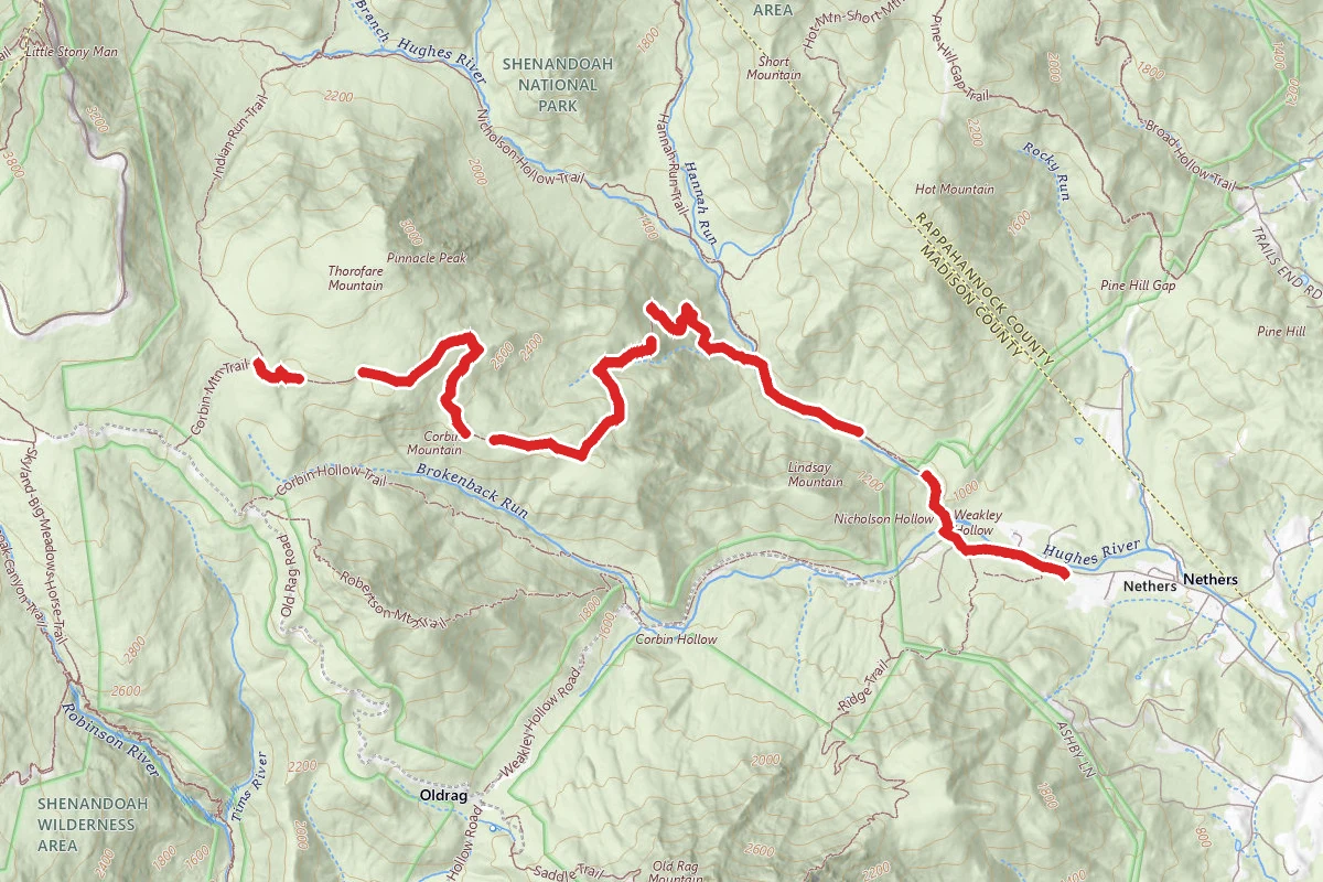 Corbin Mountain Trail