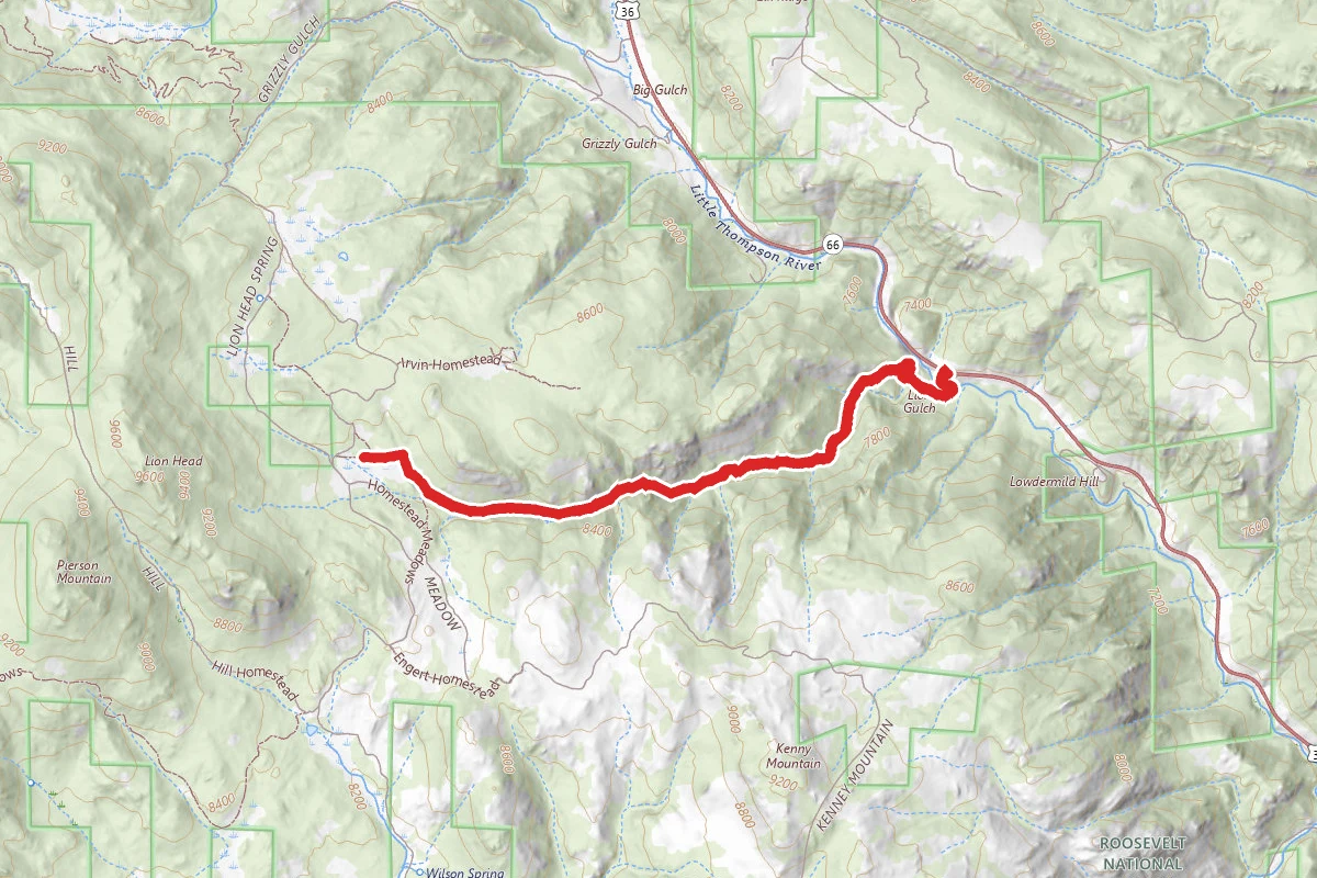 Lion Gulch Trail