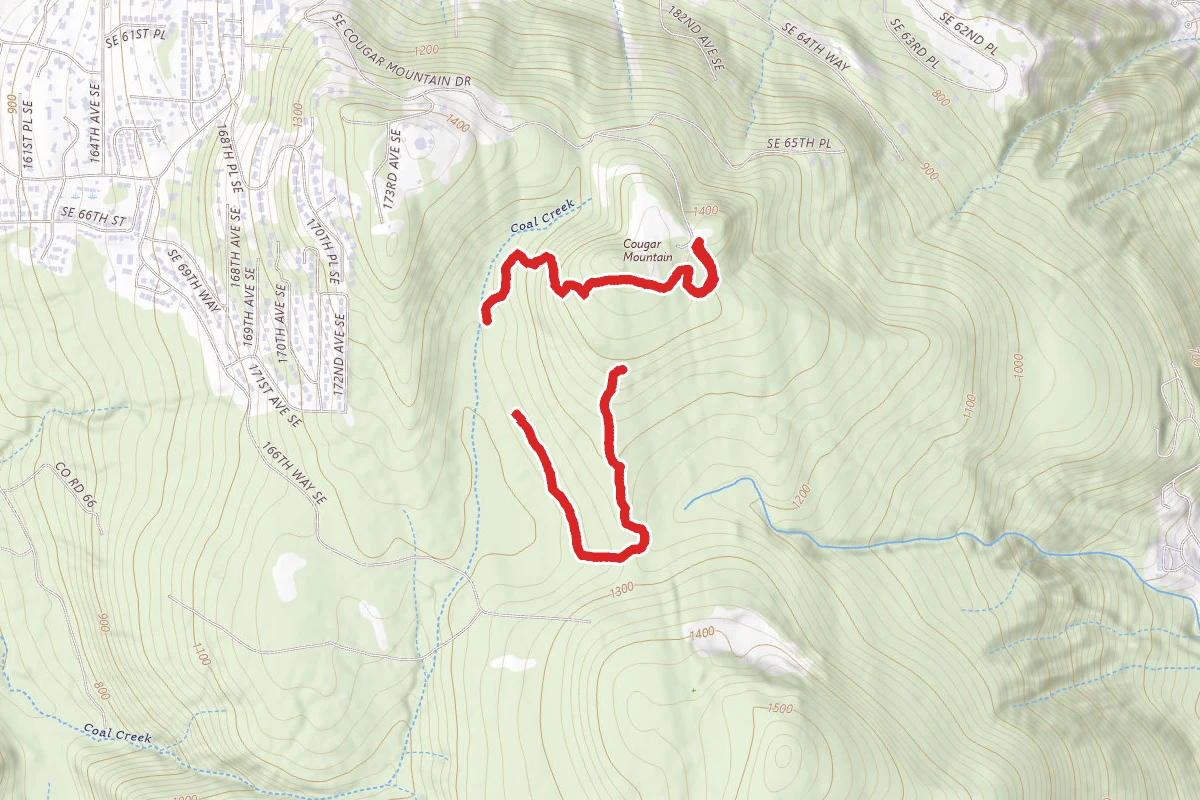 Anti Aircraft Ridge Trail to Klondike Swamp Loop
