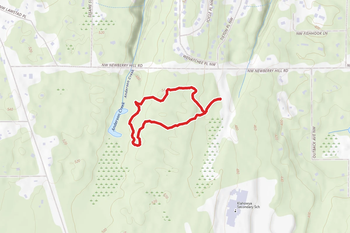 Big Cedar Trail to Flying Eagle Trail Loop