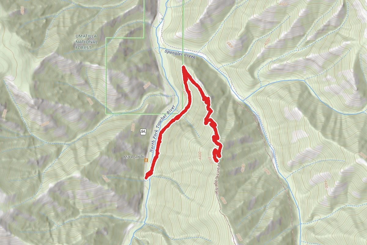 Middle Point Trail to Ski Bluewood