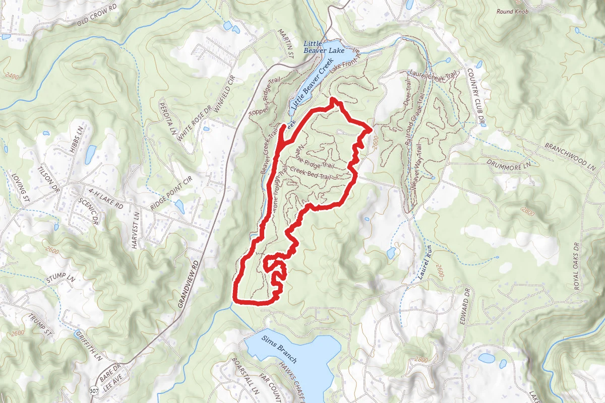 Rhodedendron Run and Deer Trail Loop