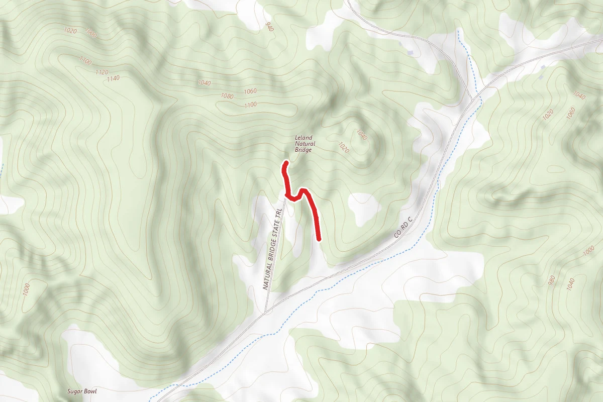 Natural Bridge and Rock Shelter Trail