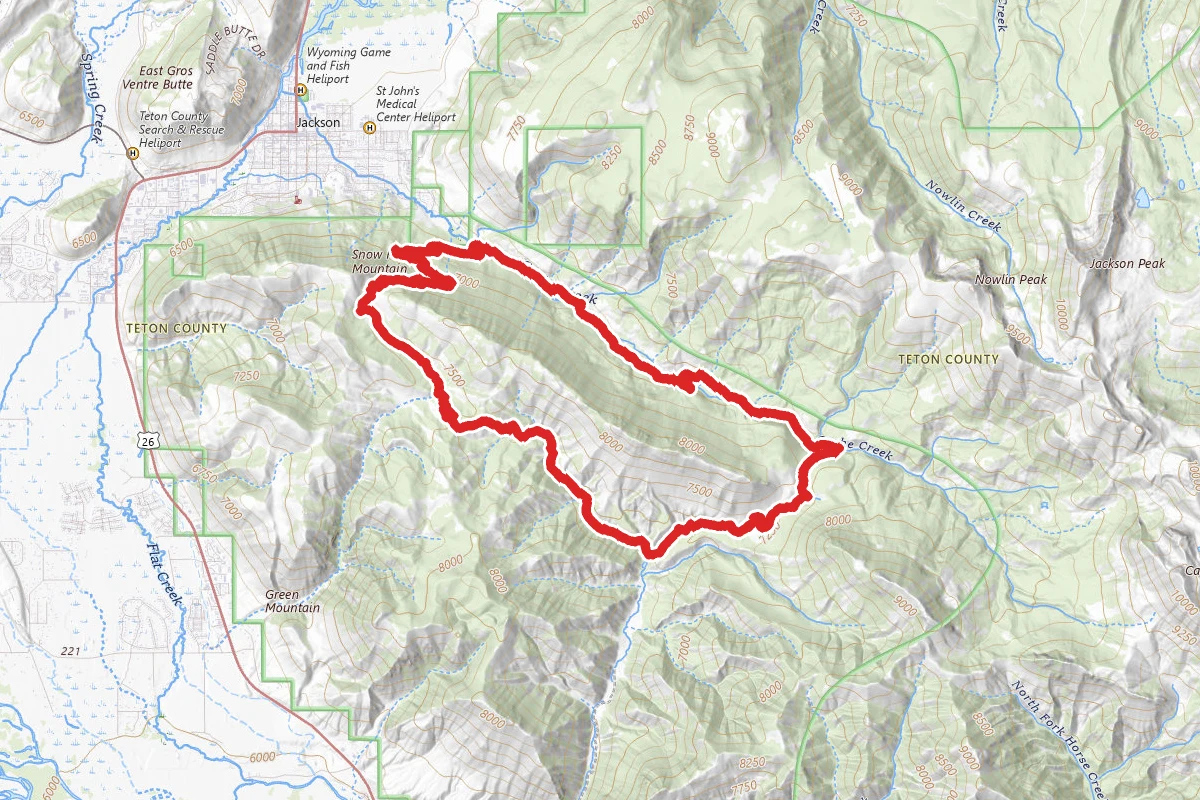 Cache Creek to Game Creek Loop Trail