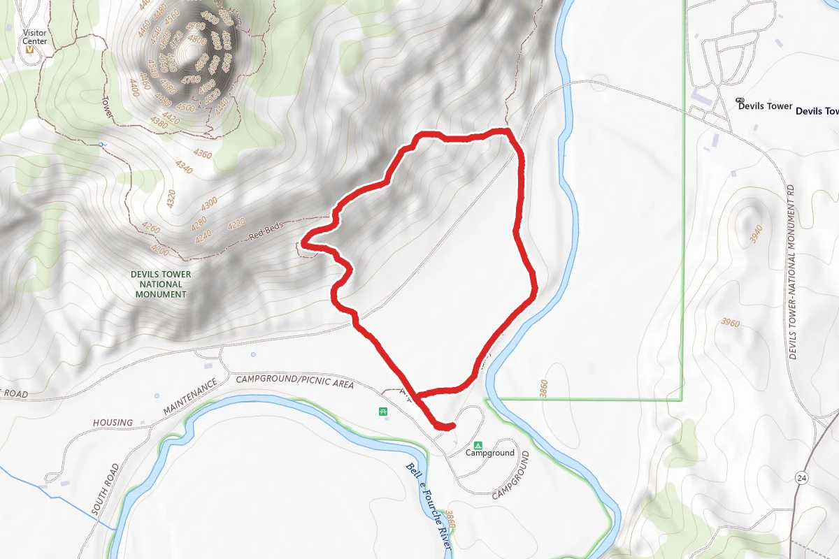 South Side Trail and Valley View Trail Loop