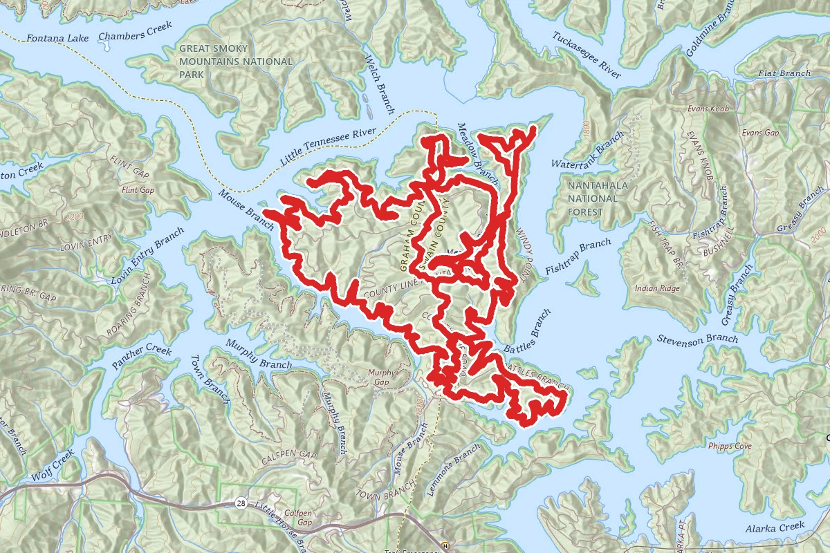 Tsali Left Loop and Tsali Right Loop Trail
