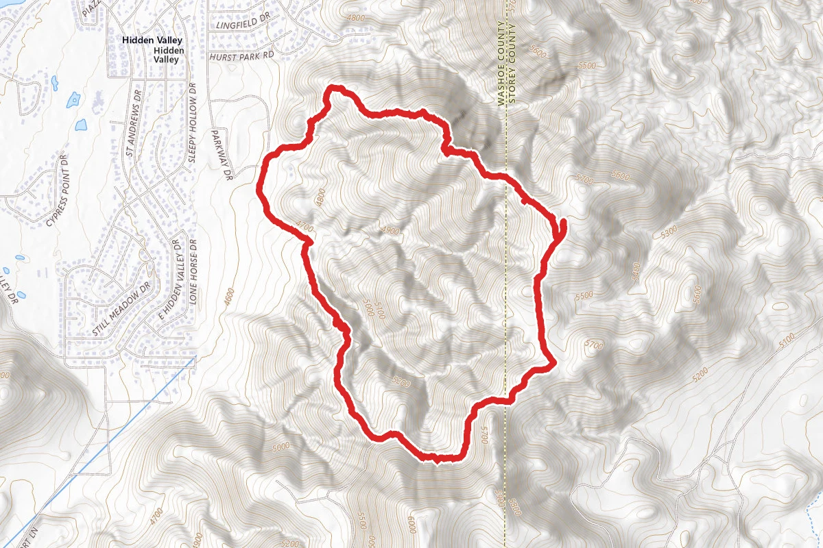 Hidden Valley County Park Trail