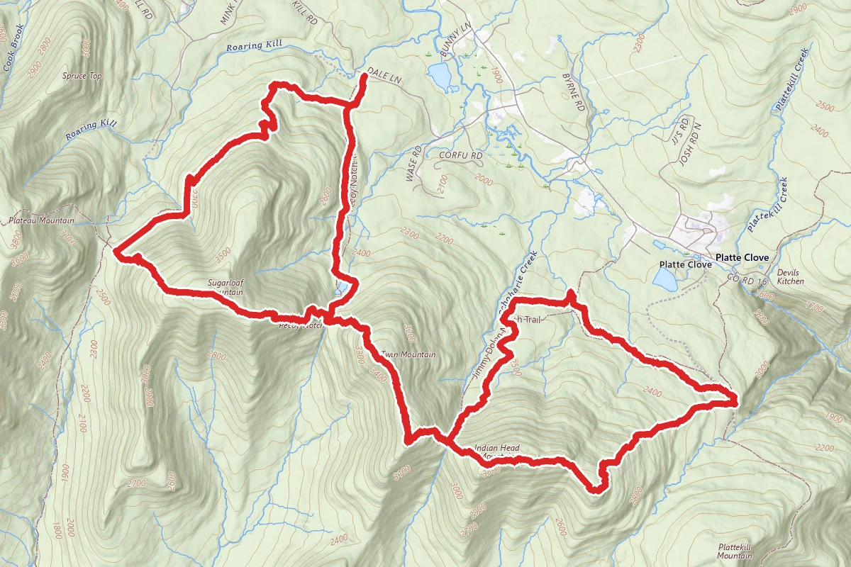 Mink Hollow Devil's Path Loop Trail