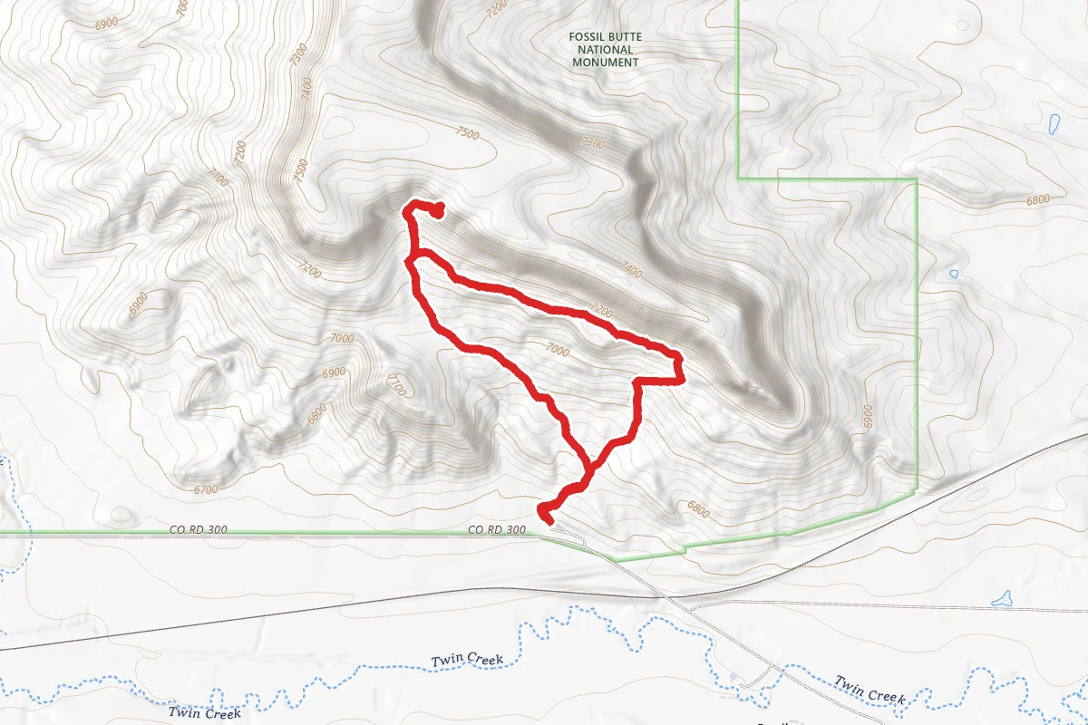 Fossil Butte Quarry Trail