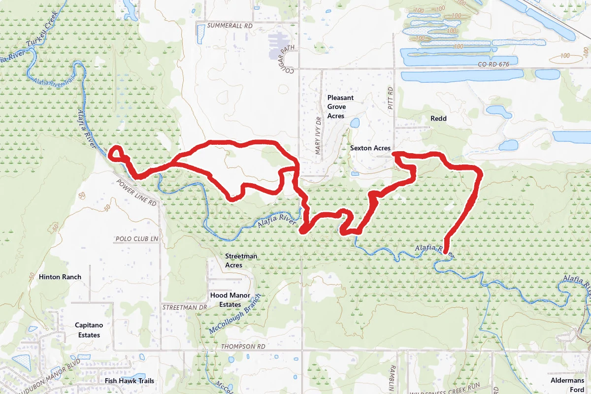 Alderman's Ford Nature Preserve Loop