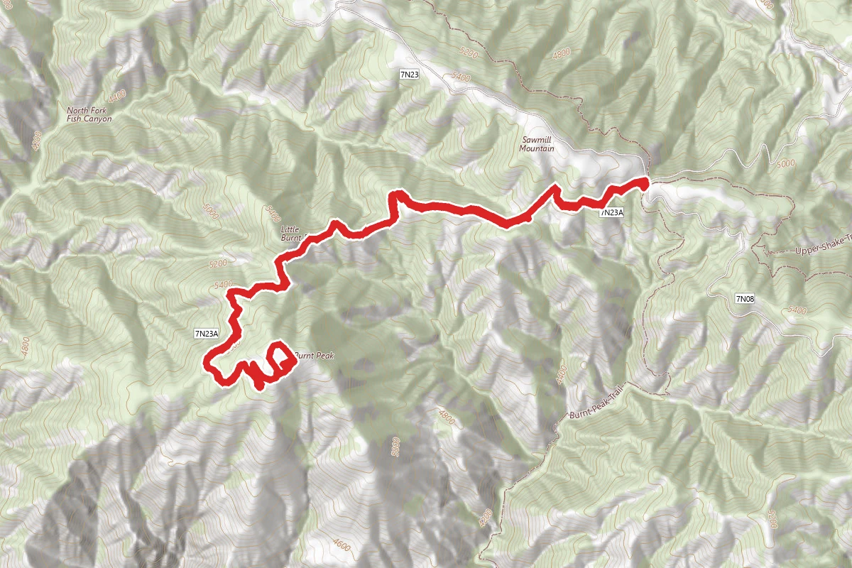 Burnt Peak Trail
