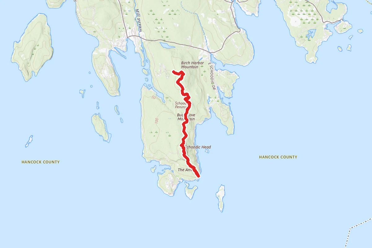 Schoodic Woods to Blueberry Hill