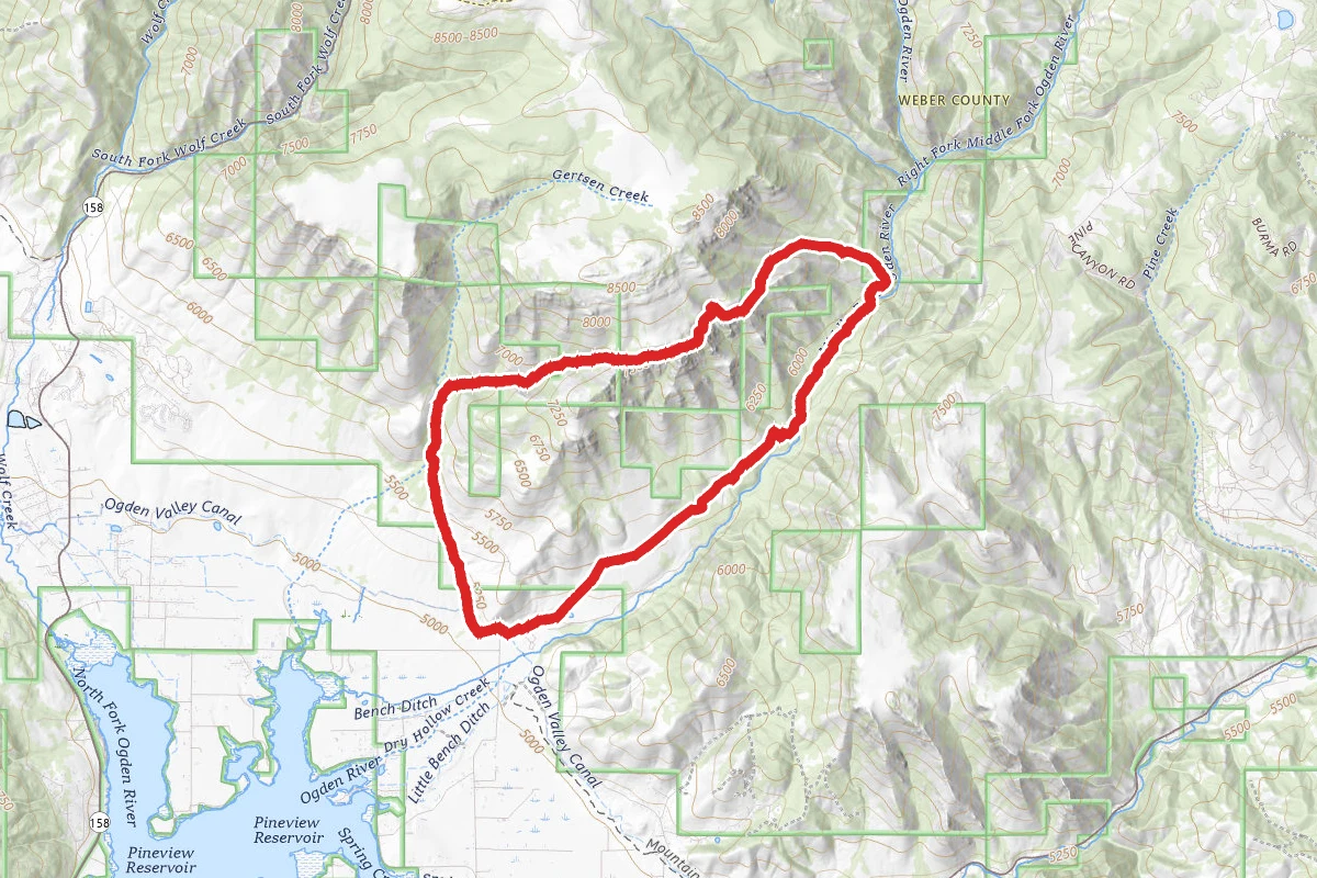 Geertson & Shupe Canyon Trail