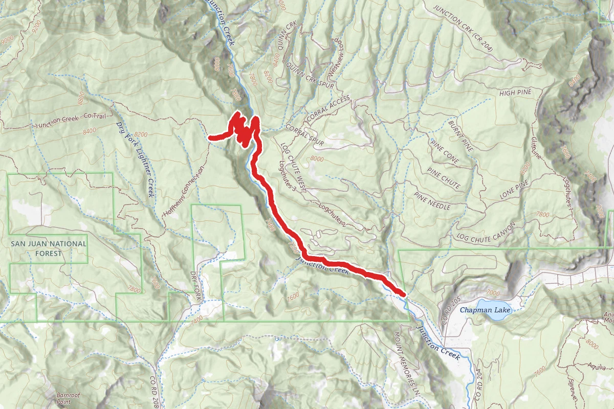 Colorado Trail to Gudy's Rest