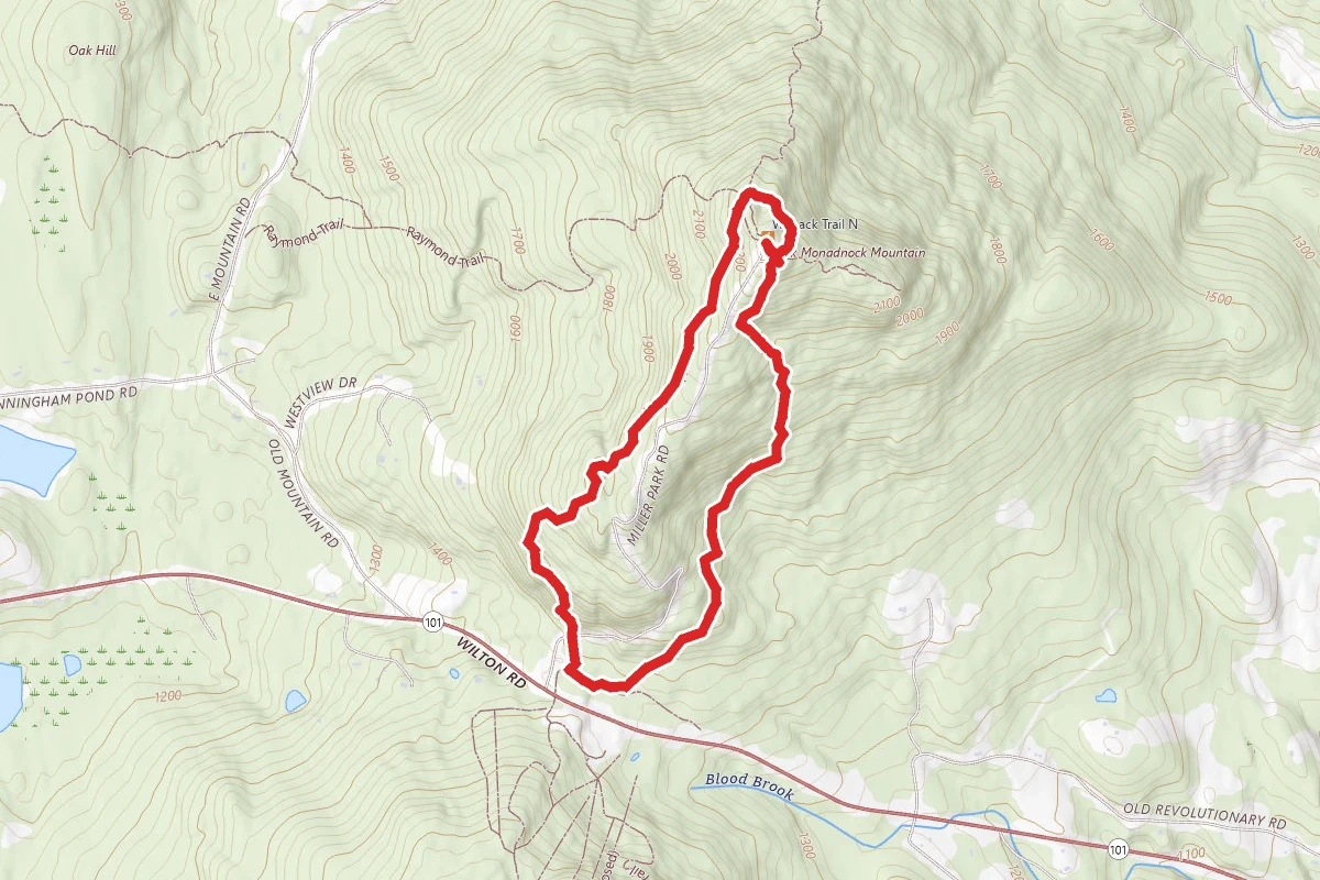 Wapack Trail and Marion Davis Trail
